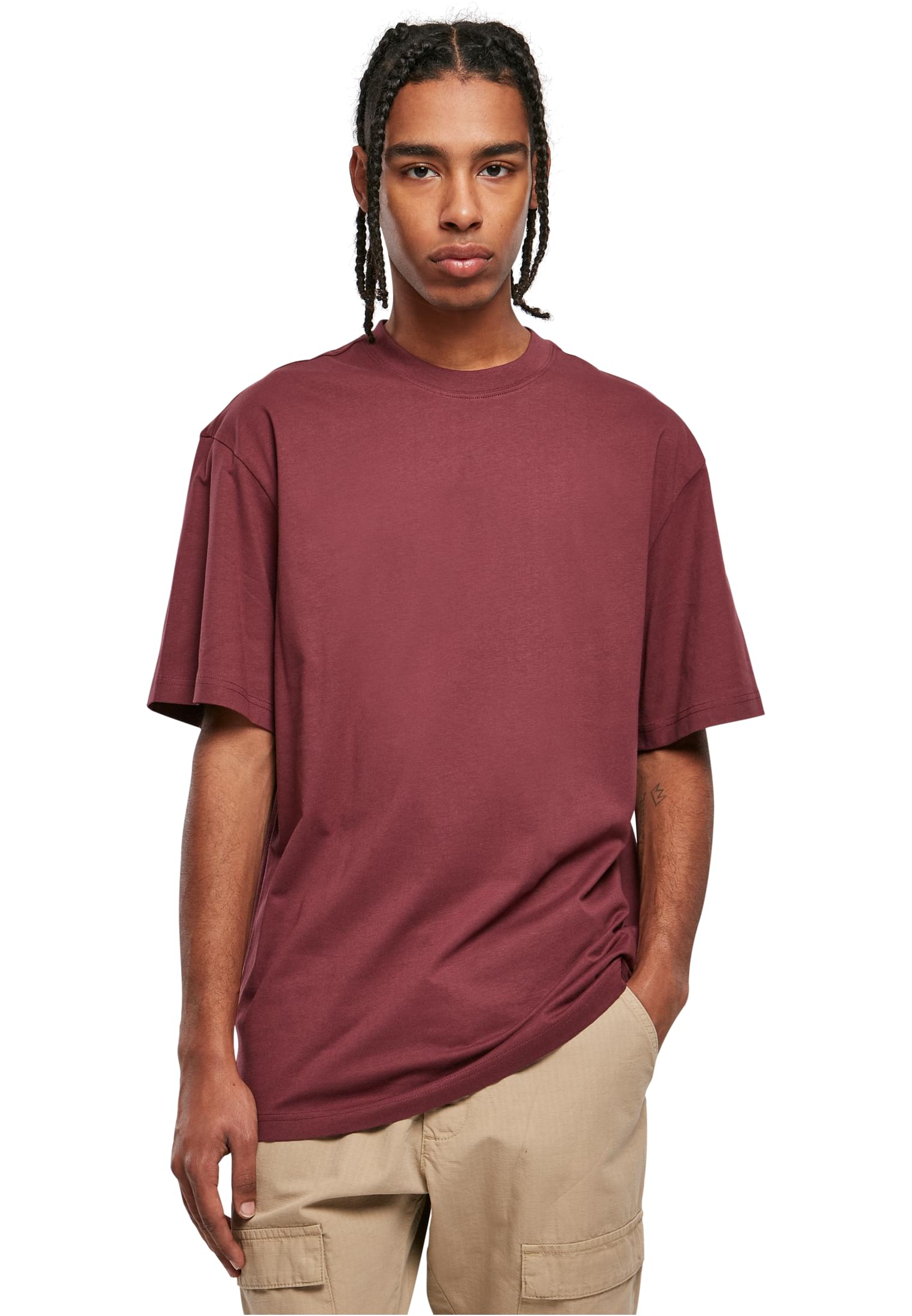 T-Shirt Tall Tee TB006 Urban Classics Cherry