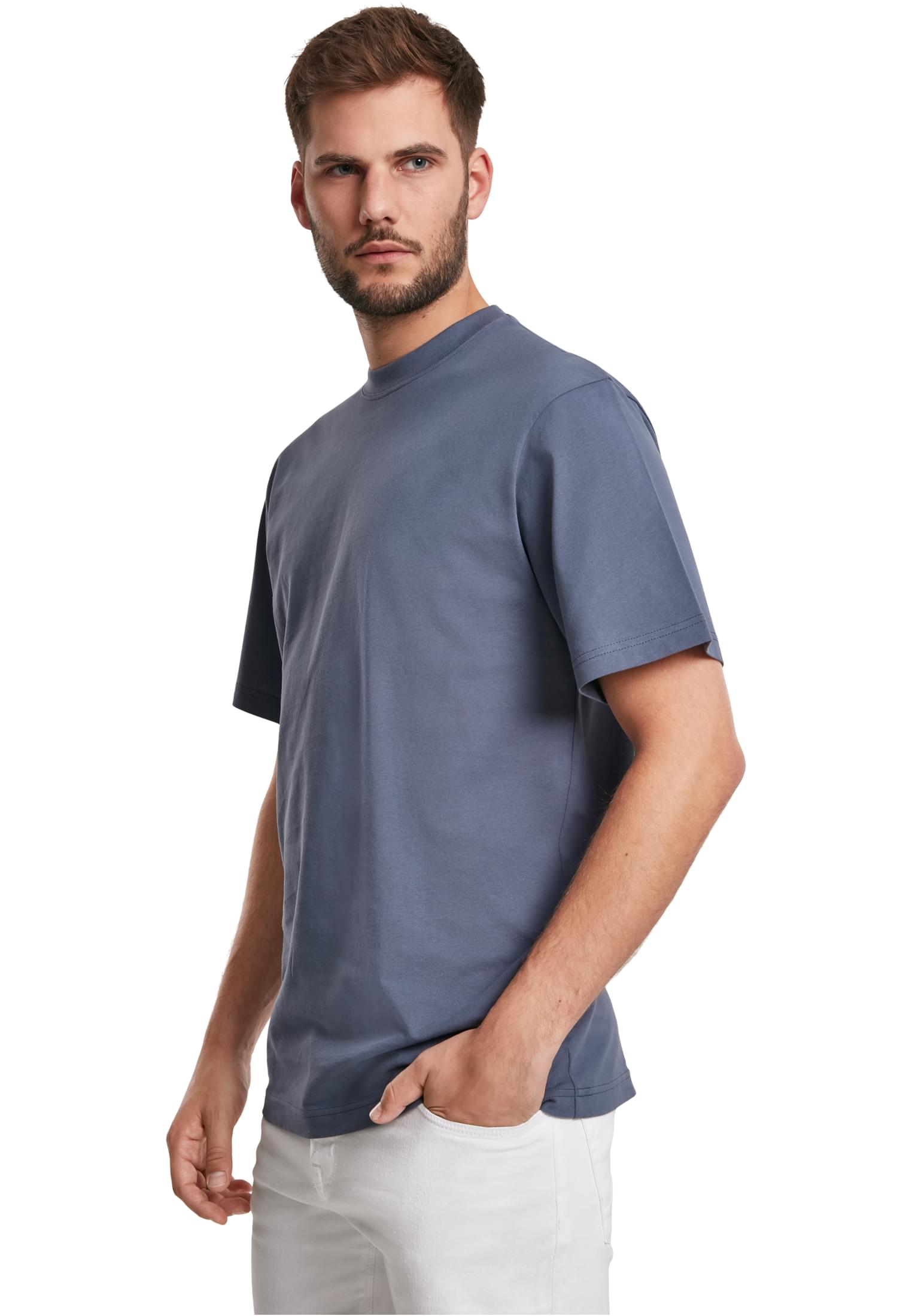 T-Shirt Tall Tee TB006 Urban Classics Vintage Blue