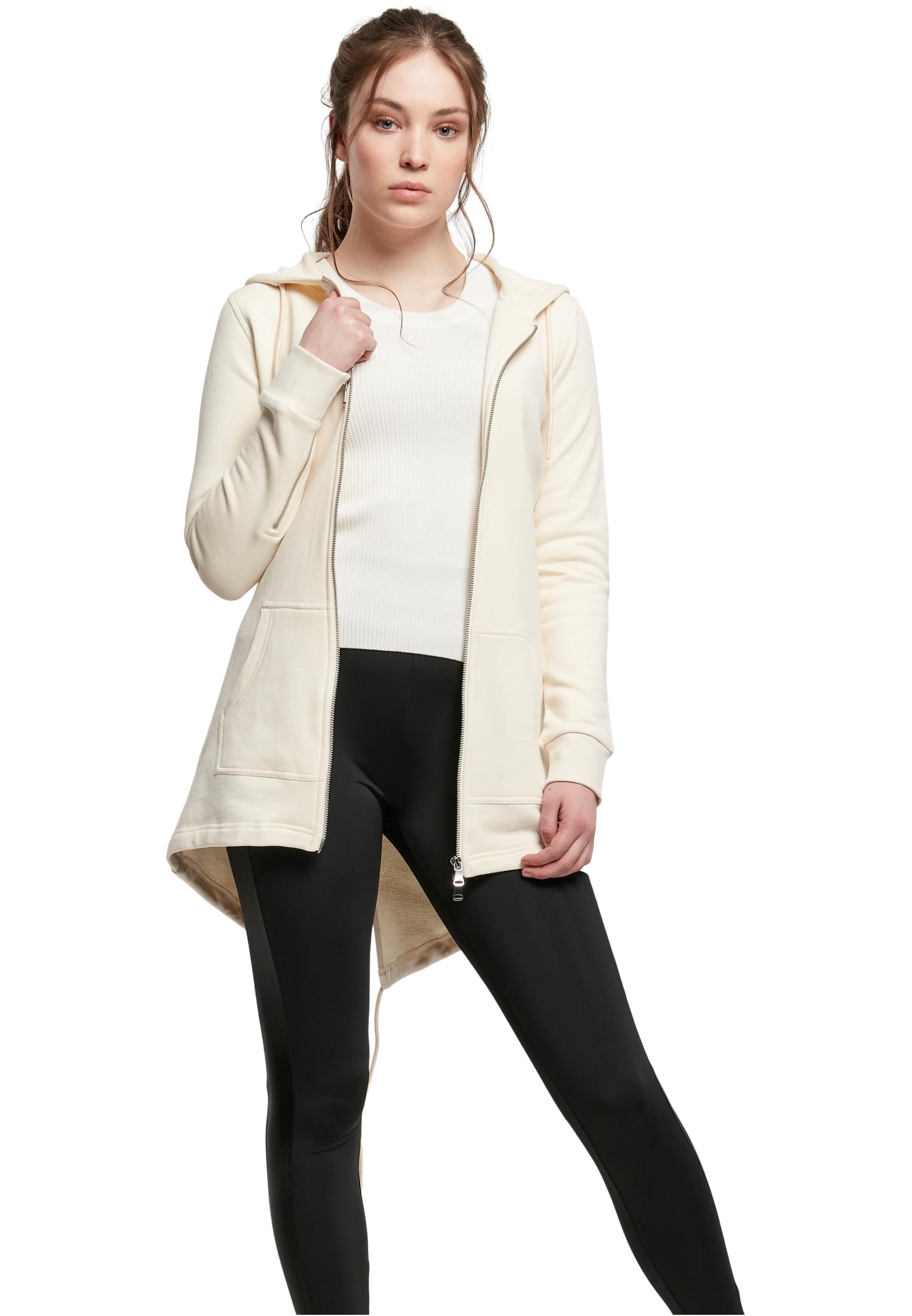 Γυναικείο Φούτερ Parka TB1075 Urban Classics White Sand