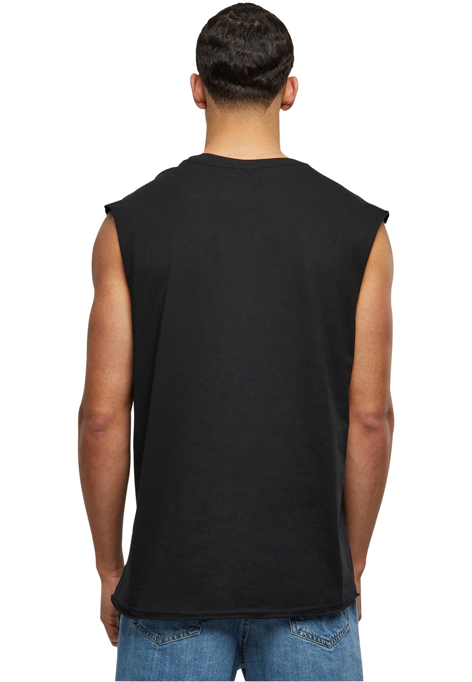 Αμάνικο T-Shirt Tb1562 Urban Classics Black ανδρικά Basic T-Shirts Simple Wear Μπλουζάκια κοντομάνικα