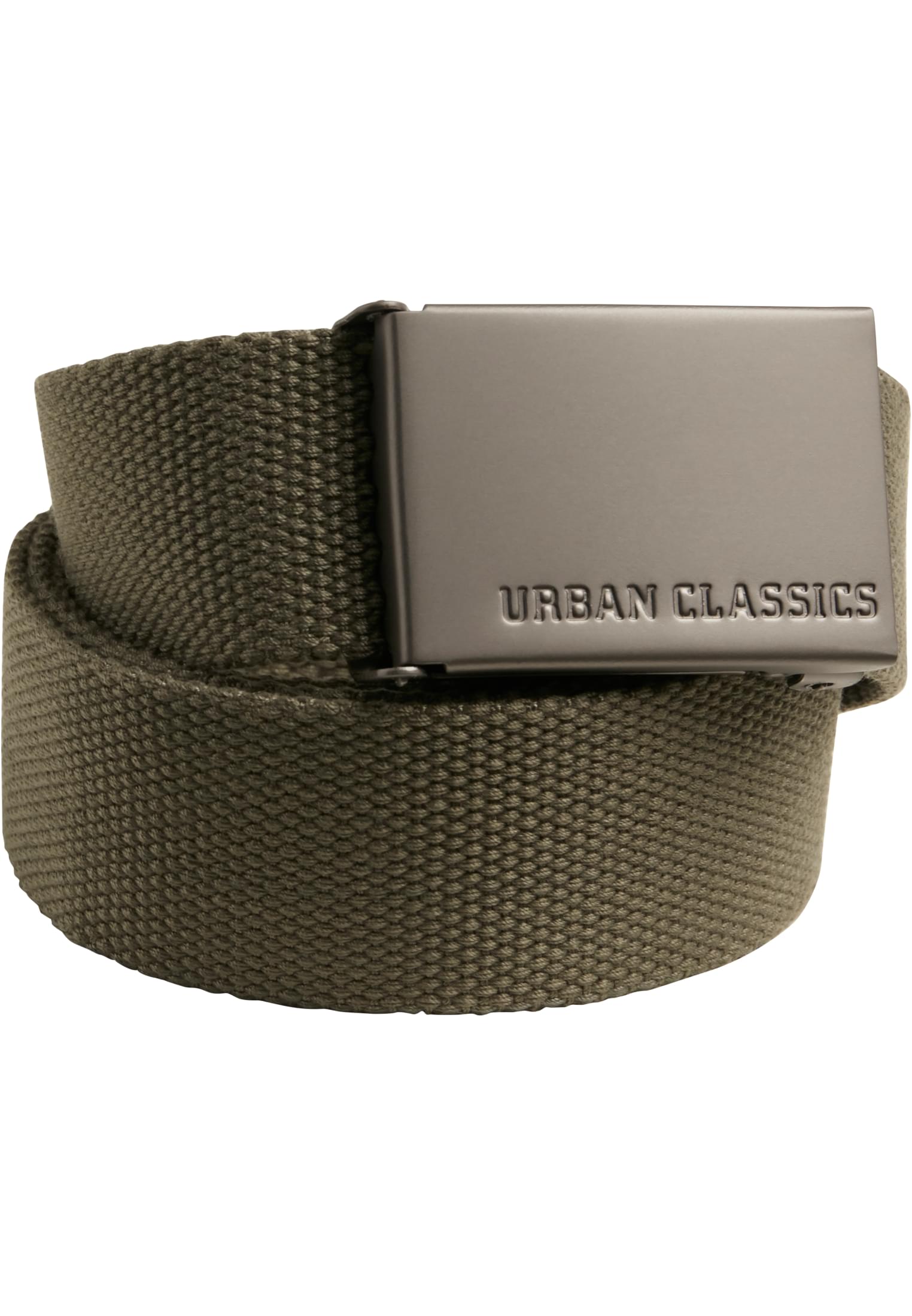Ζώνη ιμάντας Canvas Urban Classics TB305 Olive