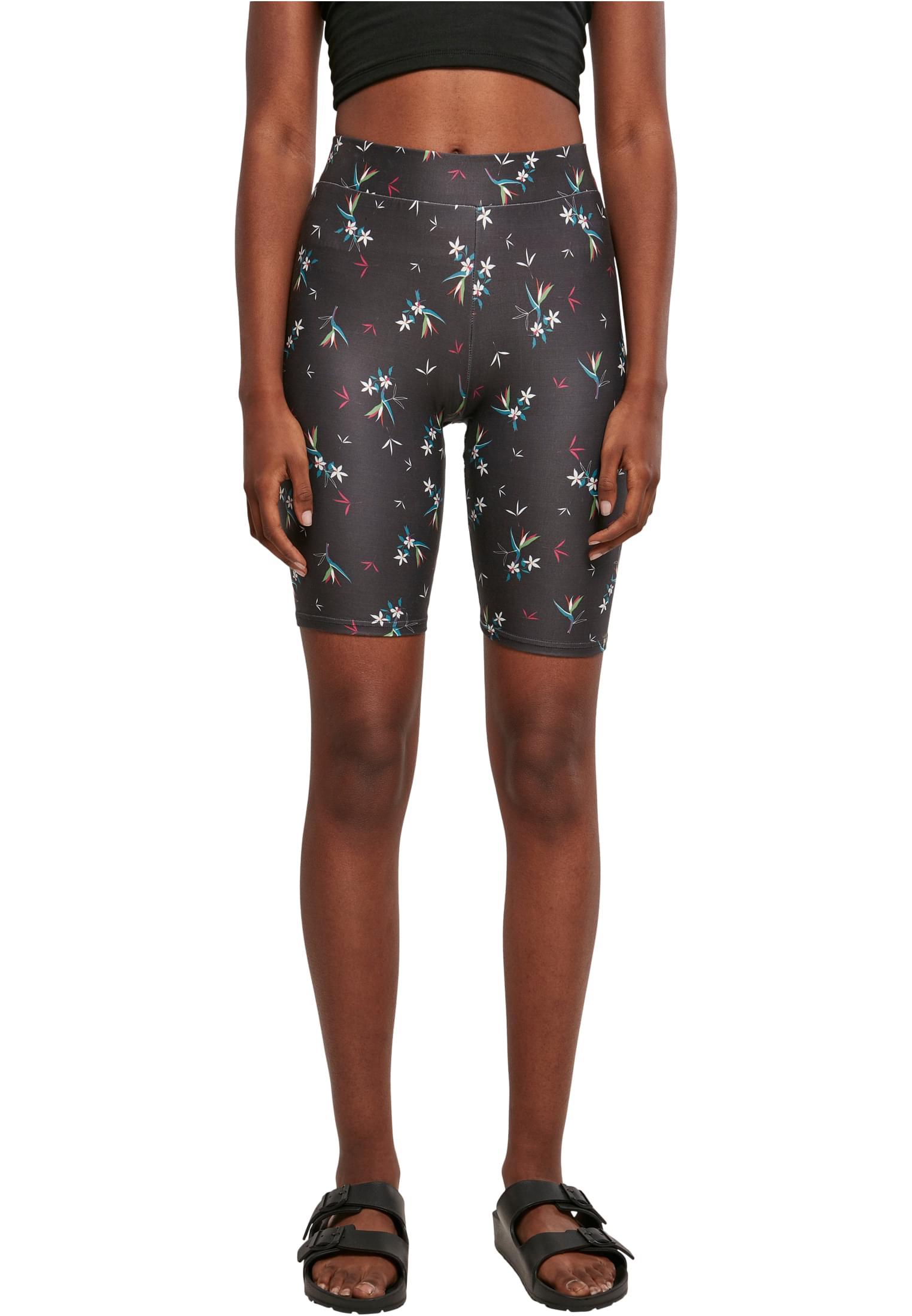 Soft AOP Cycle Shorts UC Ladies TB4791 Black Floret