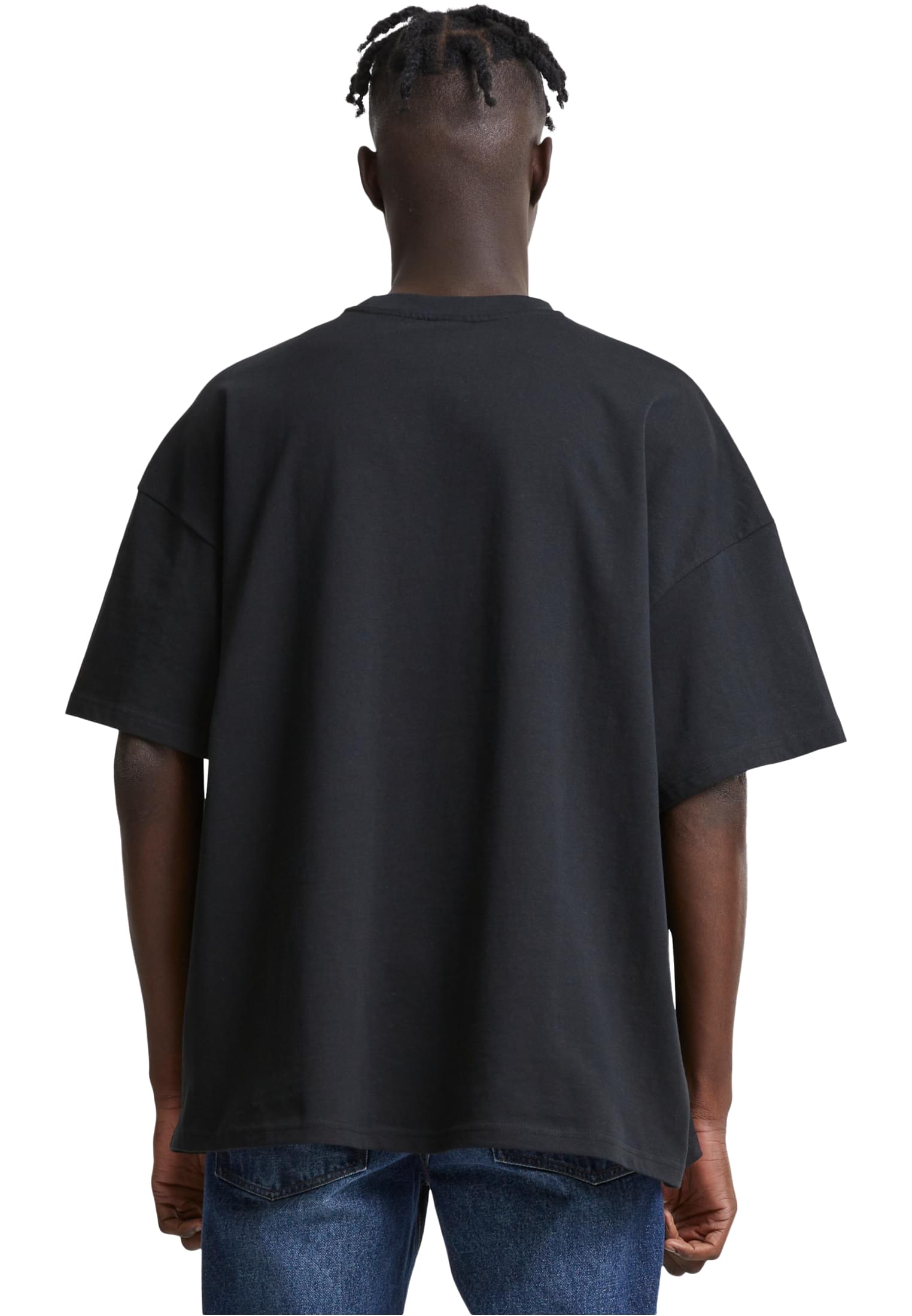 Ανδρικό Oversized T-Shirt Tb4965-02245 Urban Classics Ultra Heavy Single Jersey 300 Gsm Black ανδρικά Basic T-Shirts Simple Wear Μπλουζάκια 