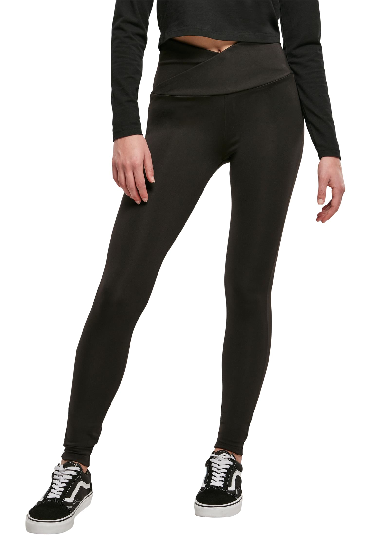 Ladies Recycled V Waist Leggings Urban Classics TB5456-00007 black