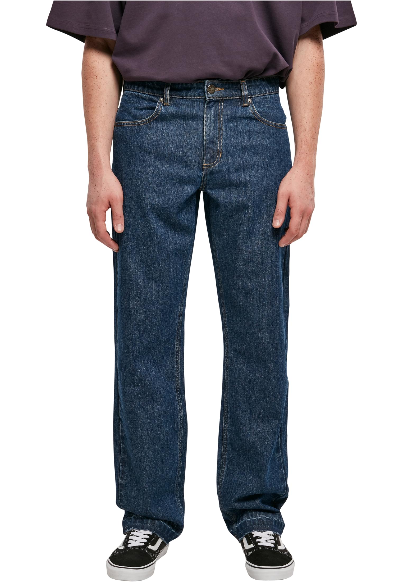 Παντελόνι Jeans Open Edge Loose Fit TB5919-02443 Urban Classics Mid Indigo Washed