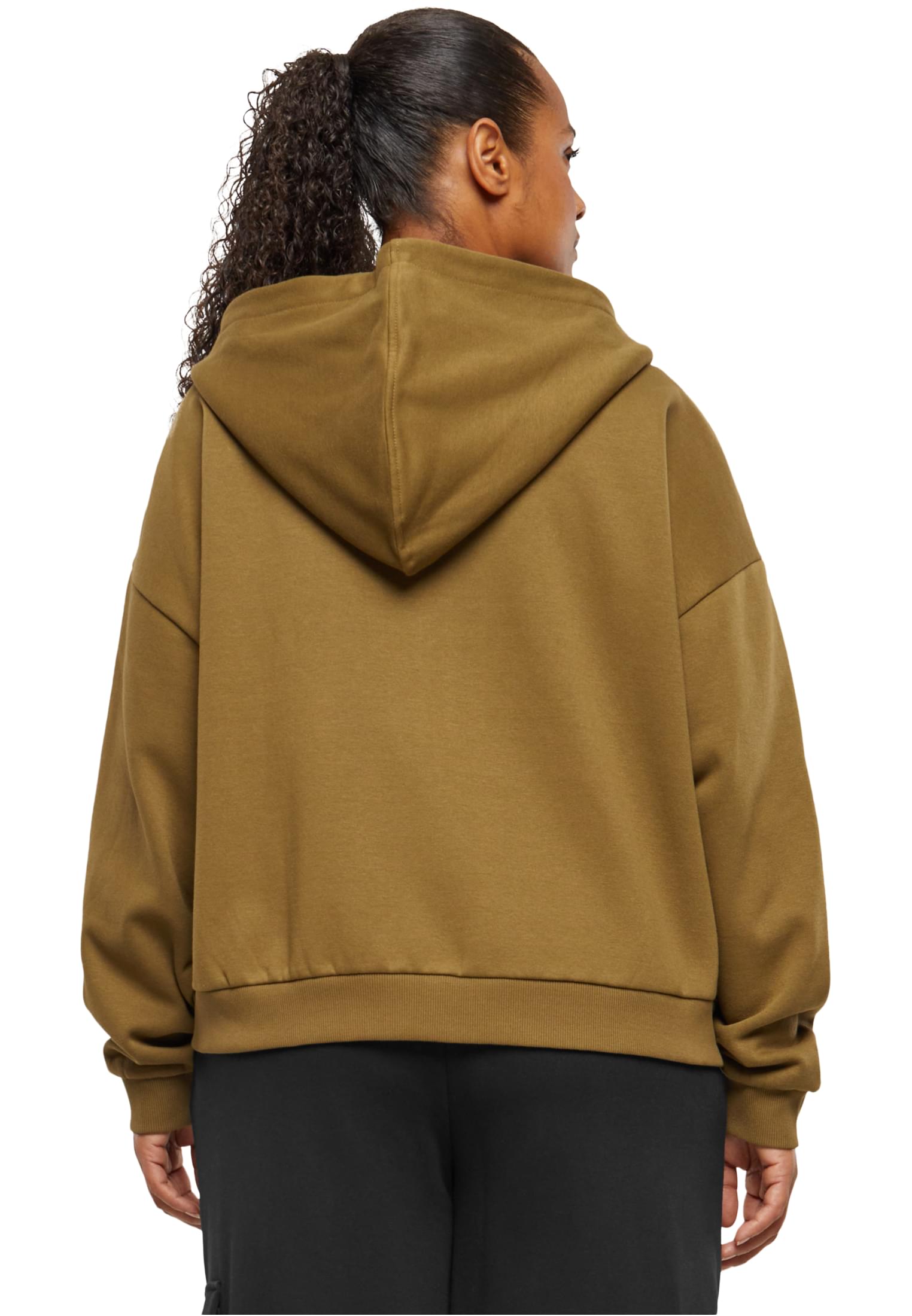 Ladies Boxy Zip Hoody Urban Classics TB6131-02438 summerolive