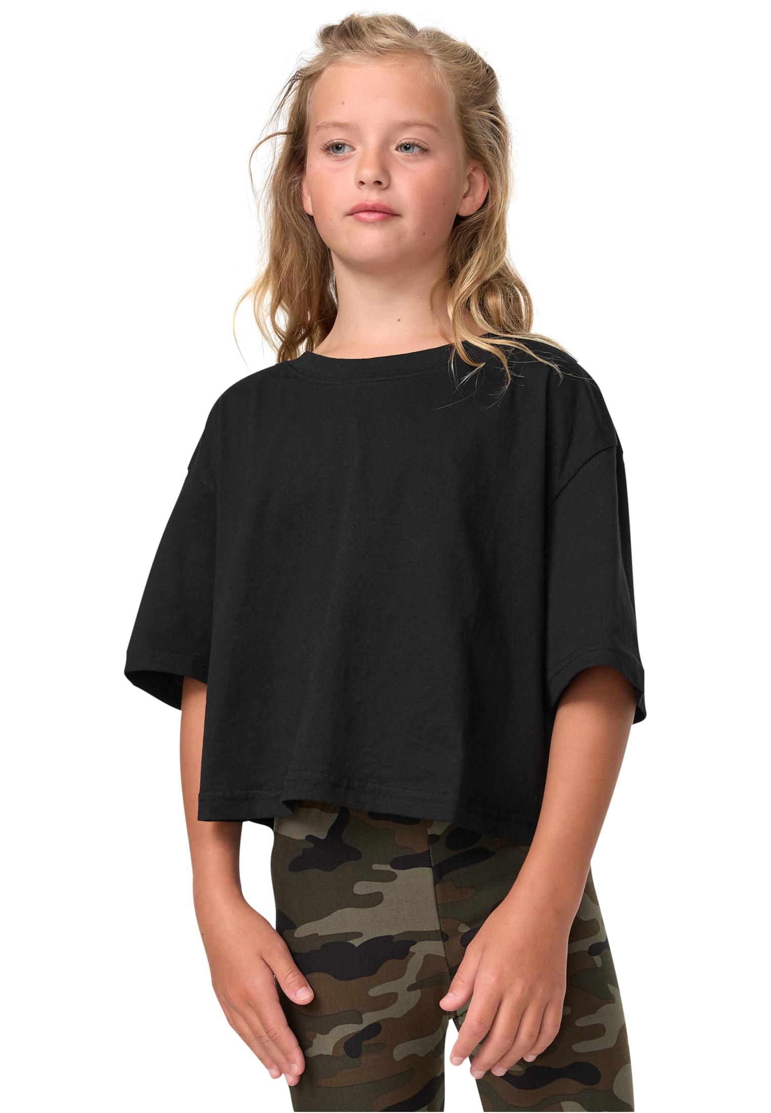 Παιδικό T-shirt Kimono UCK1555 Urban Classics Black Black