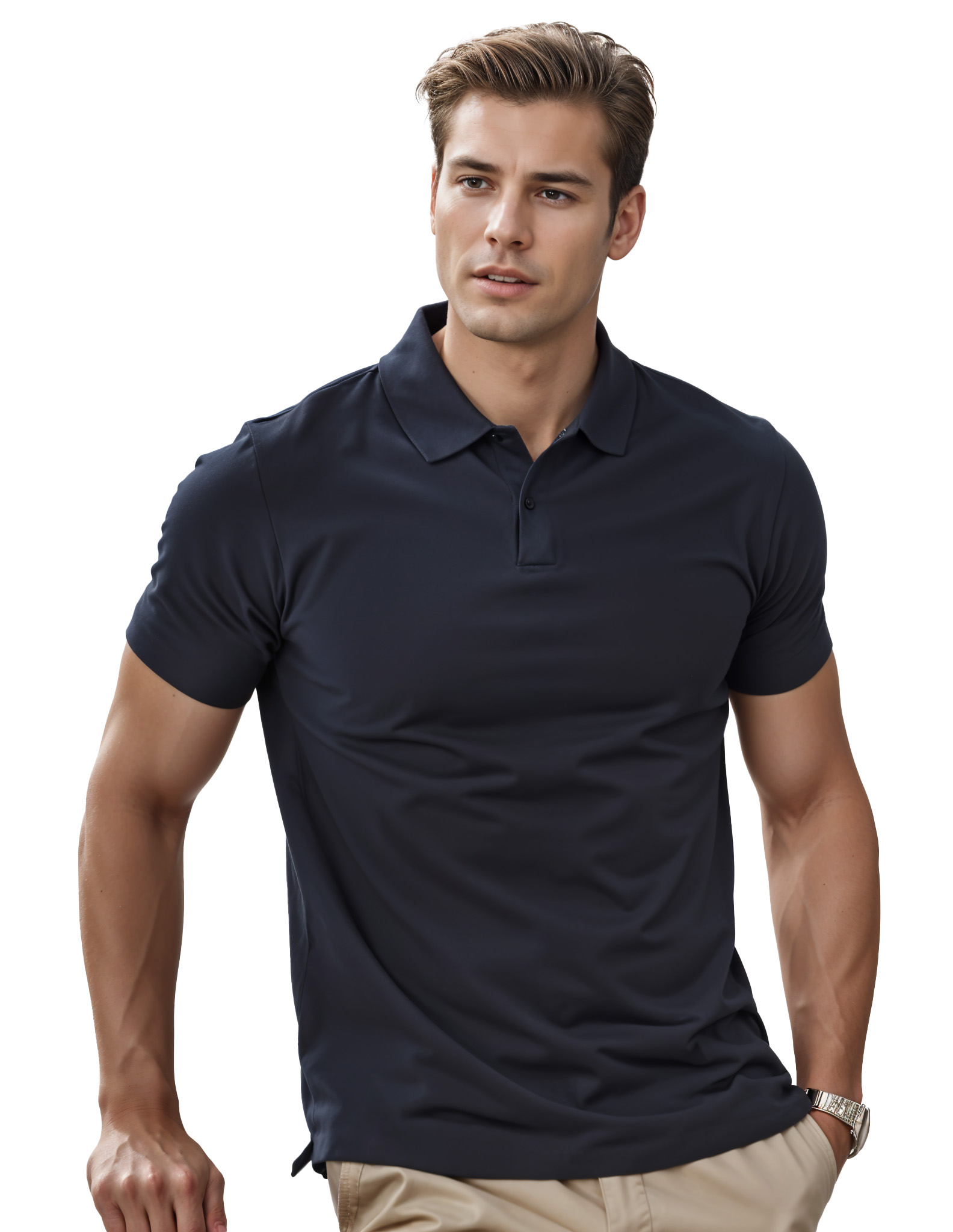 Ανδρική Μπλούζα Polo 1400 Tee Jays Heavy Pique Navy