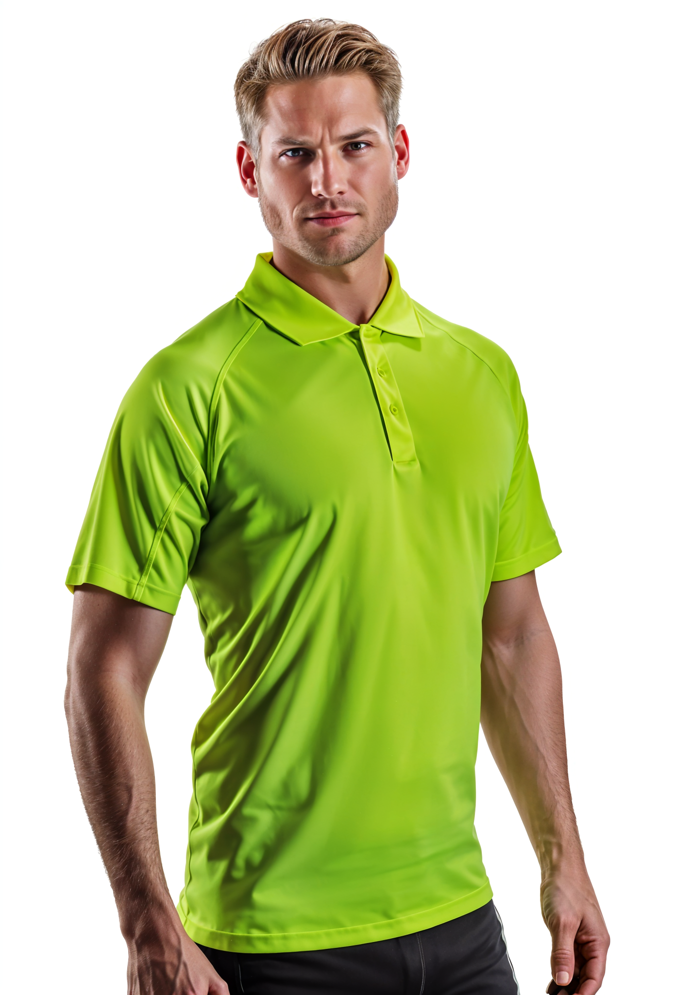 Ανδρικό Μπλουζάκι Polo S288X Result Performance Aircool Flo Yellow