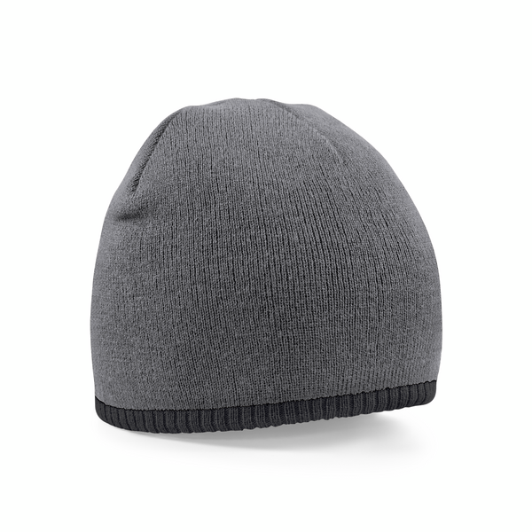Σκούφος Beanie B44c Beechfield Graphite Grey/Black