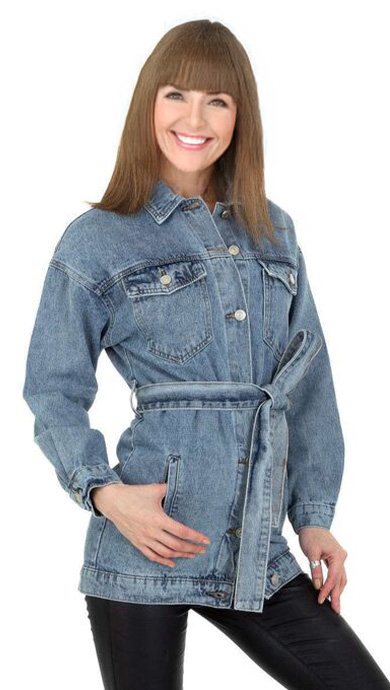 Γυναικείο τζιν μπουφάν See See Denim KL-JS779 Blue
