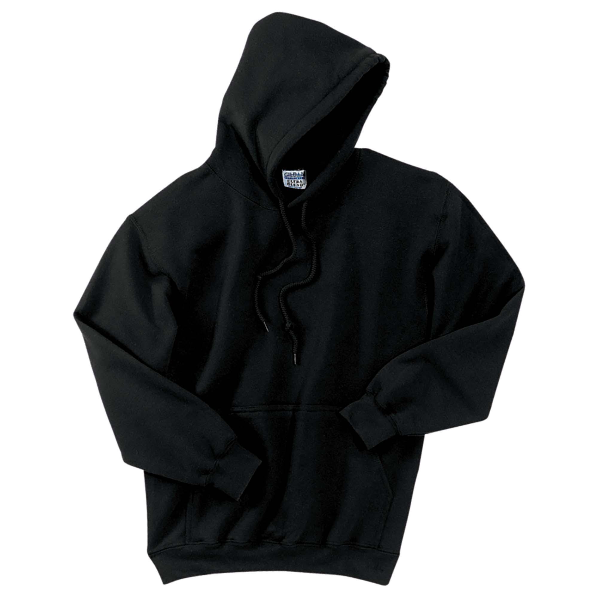Dryblend Hoodie Φούτερ Gildan 12500 Black Outlet ανδρικά Simple Wear