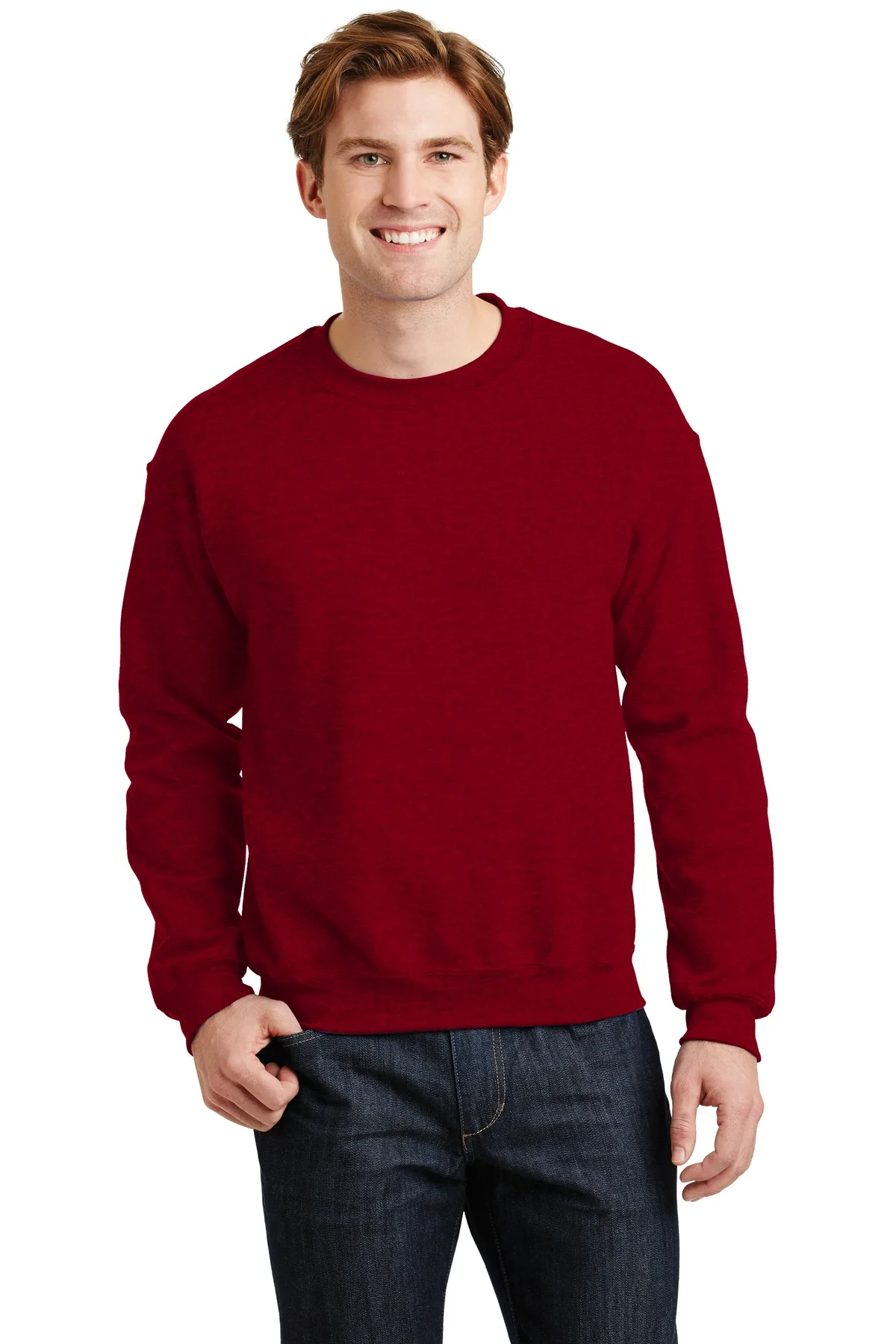 Φούτερ Crewneck 18000 Gildan Heavy Blend Antique Cherry Red
