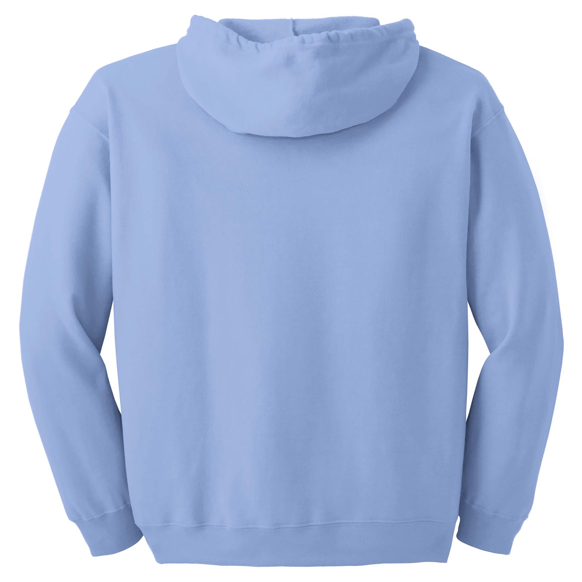Φούτερ Ζακέτα με Κουκούλα 18600 Gildan Heavy Blend Zip Hoodie Carolina Blue ανδρικά Simple Wear