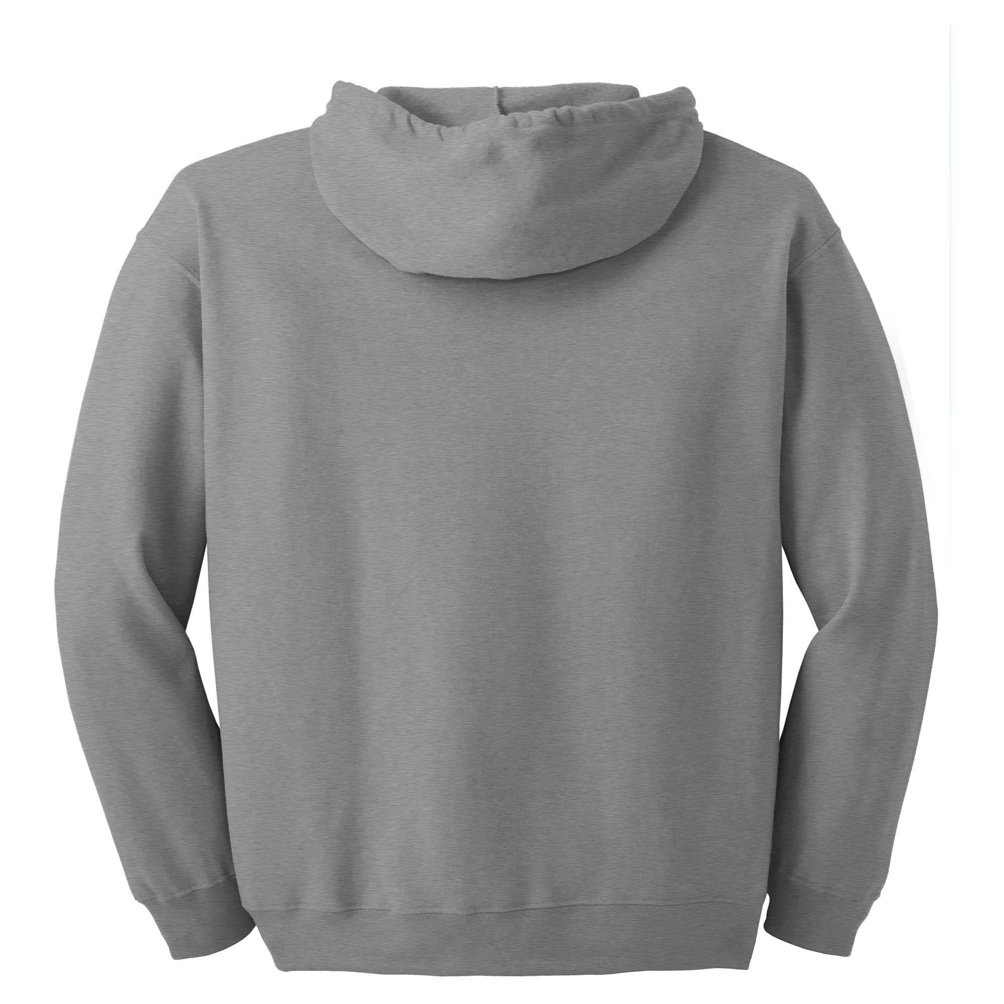 Φούτερ Ζακέτα με Κουκούλα 18600 Gildan Heavy Blend Zip Hoodie Sport Grey ανδρικά Simple Wear