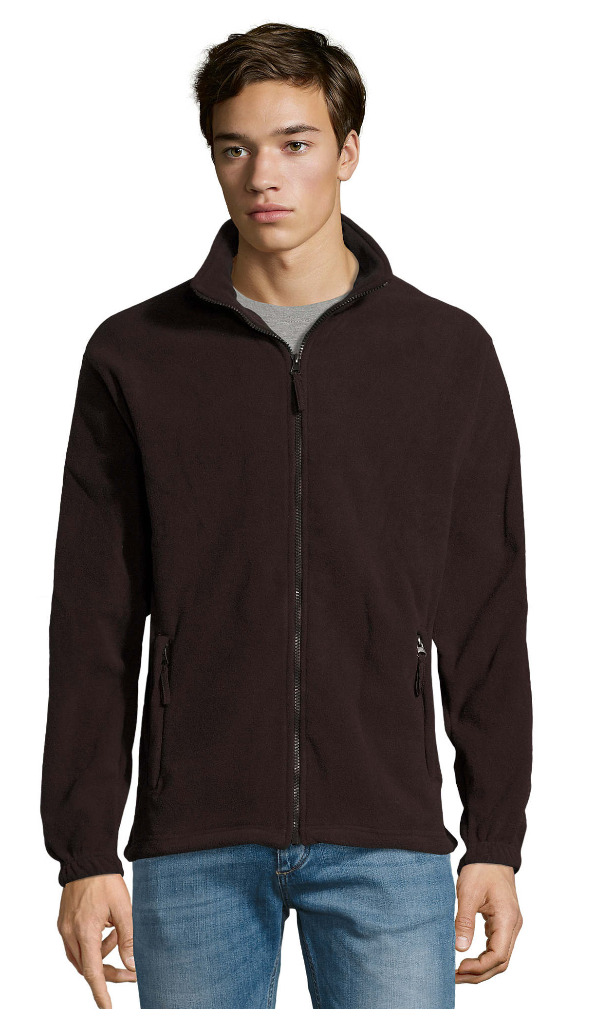 Ανδρική Ζακέτα Fleece 55000 SOL'S North Dark Chocolate