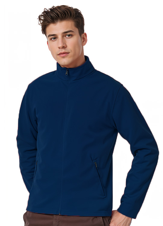 Φούτερ με Φερμουάρ 1/4 ID.004 B & C Navy