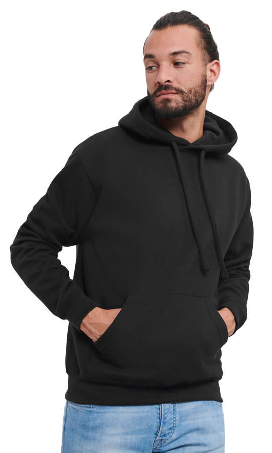 Φούτερ με Κουκούλα Russell R-575M-0 White Black