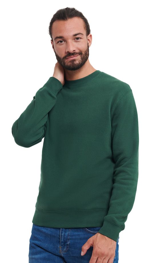 Φούτερ Authentic Crewneck R-262M-0 Russell Bottle Green