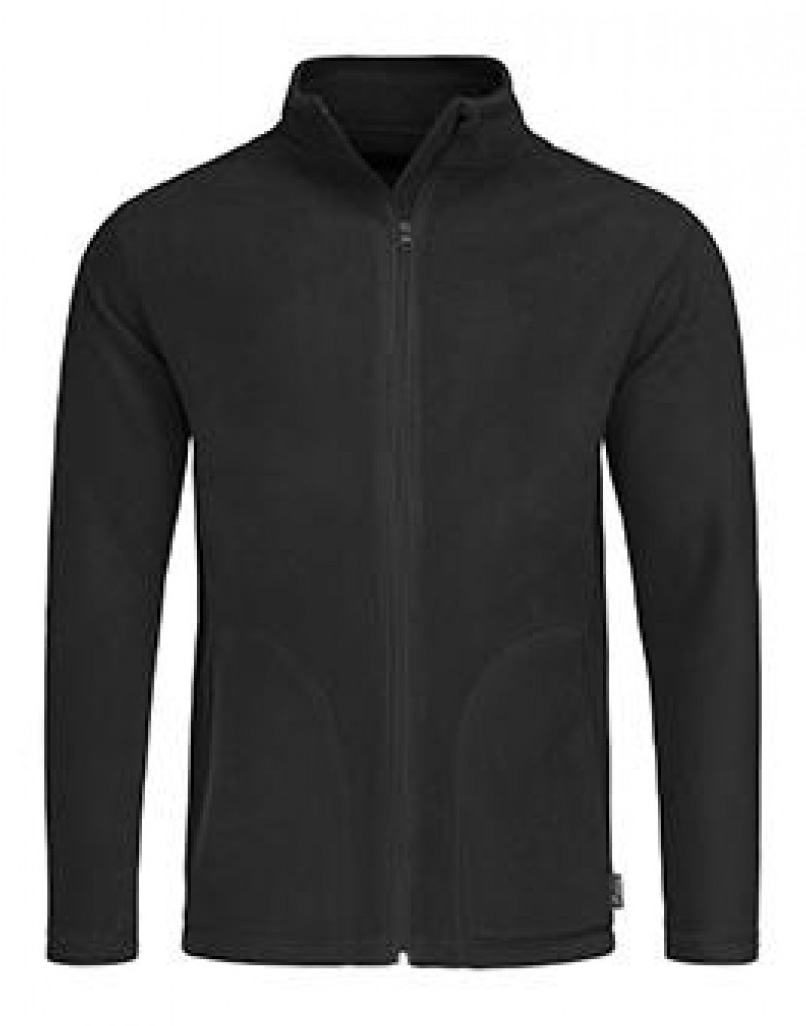 Ζακέτα Fleece ST5030 Stedman Active Ανδρική Black Opal
