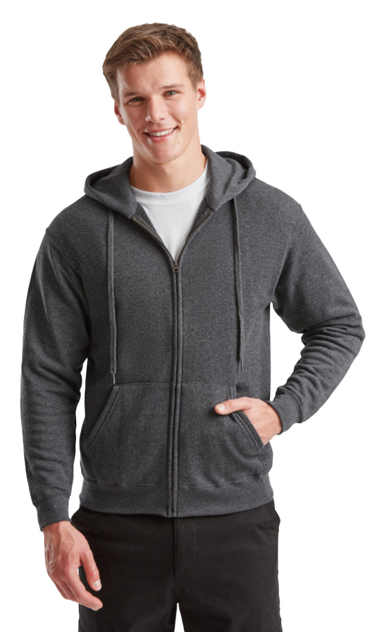 Φούτερ Classic Zip Hoodie 62-062-0 Fruit of the Loom Dark Heather Grey