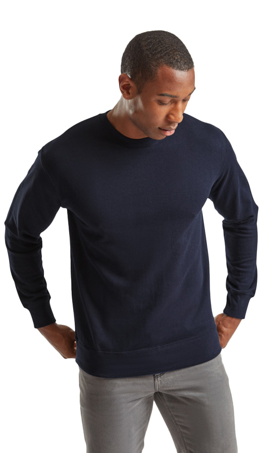 Φούτερ 62-156-0 Fruit of the Loom Lightweight Set-In Deep Navy