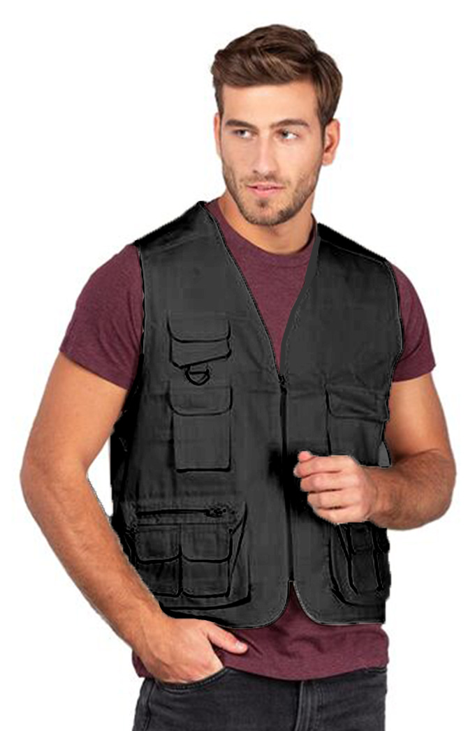 Γιλέκο Ρεπόρτερ Rise-00108 About Basics Black