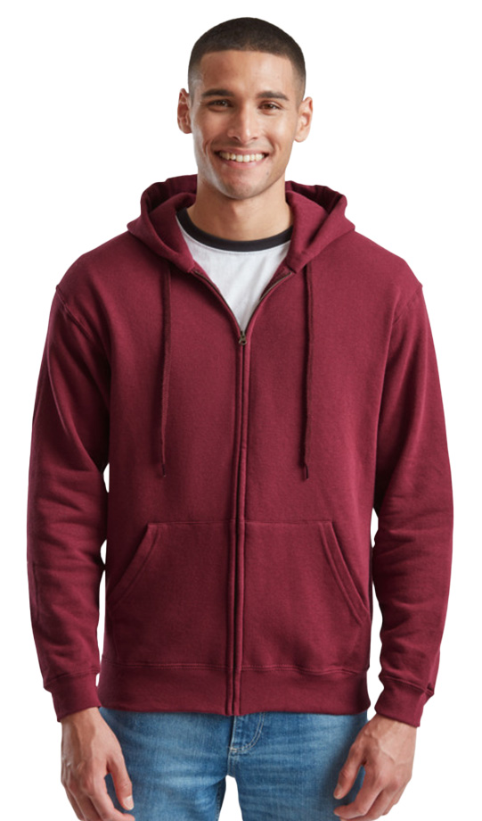 Φούτερ Classic Zip Hoodie 62-062-0 Fruit of the Loom Burgundy