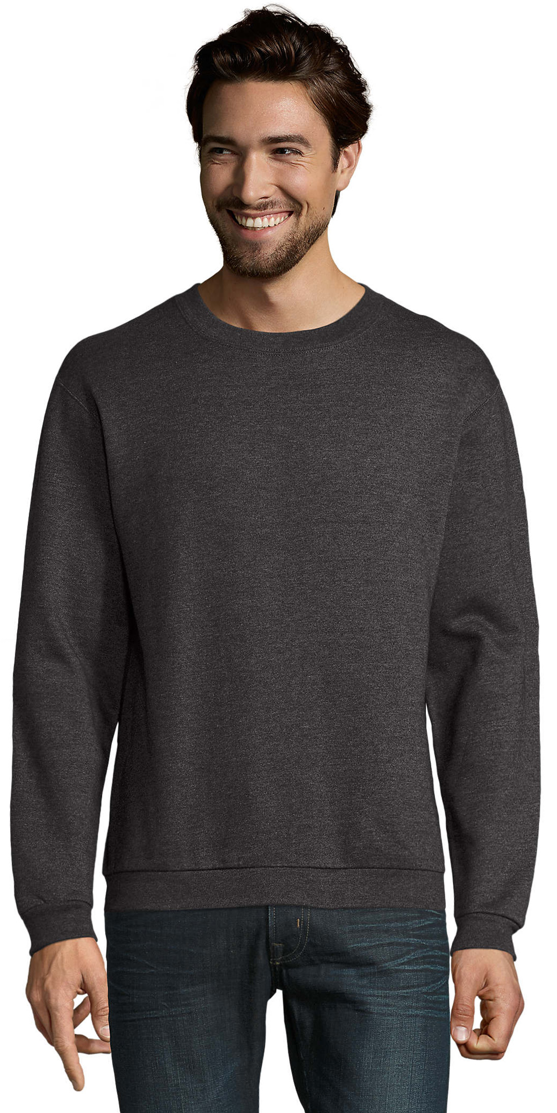 Φούτερ Crewneck 01168 SOL'S Spider Charcoal Melange
