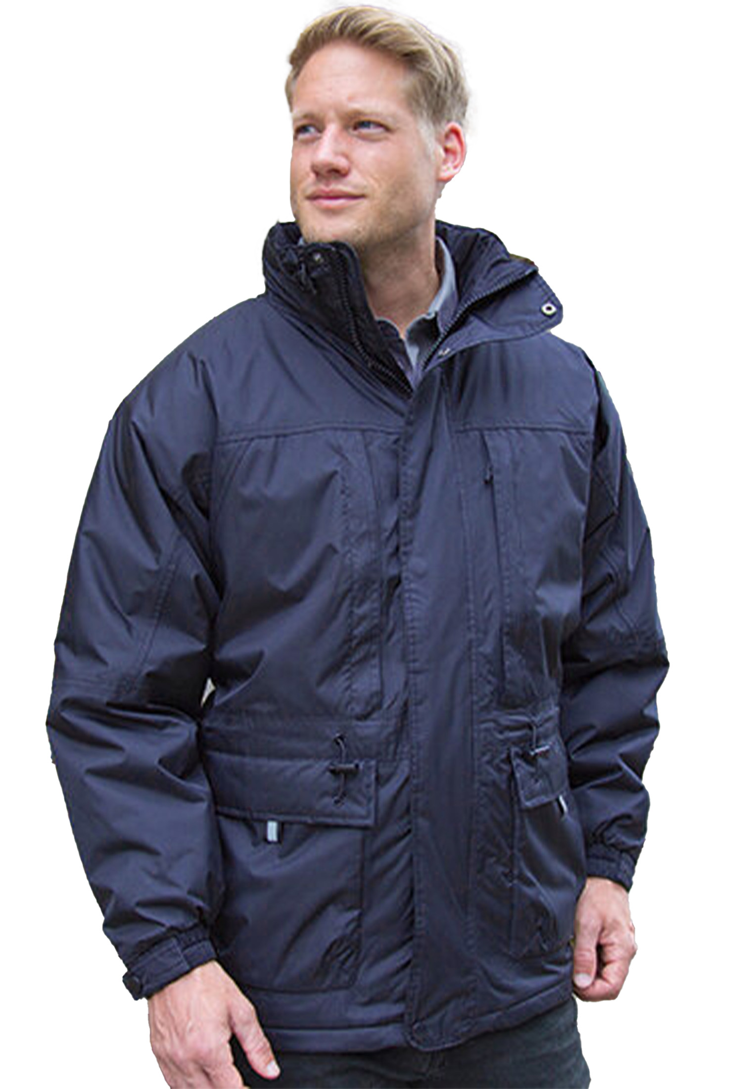 Μπουφάν Winter Result R065X Navy/Navy