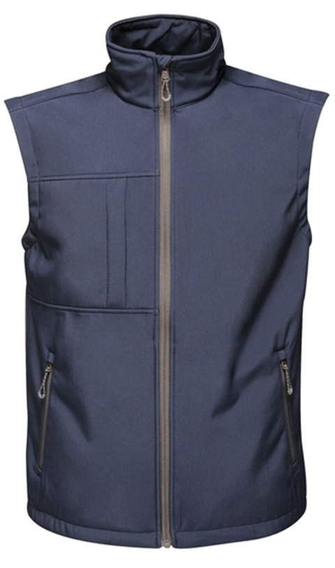 Ανδρικό Αμάνικο Μπουφάν Softshell TRA848 Regatta Octagon II Navy/Seal Grey
