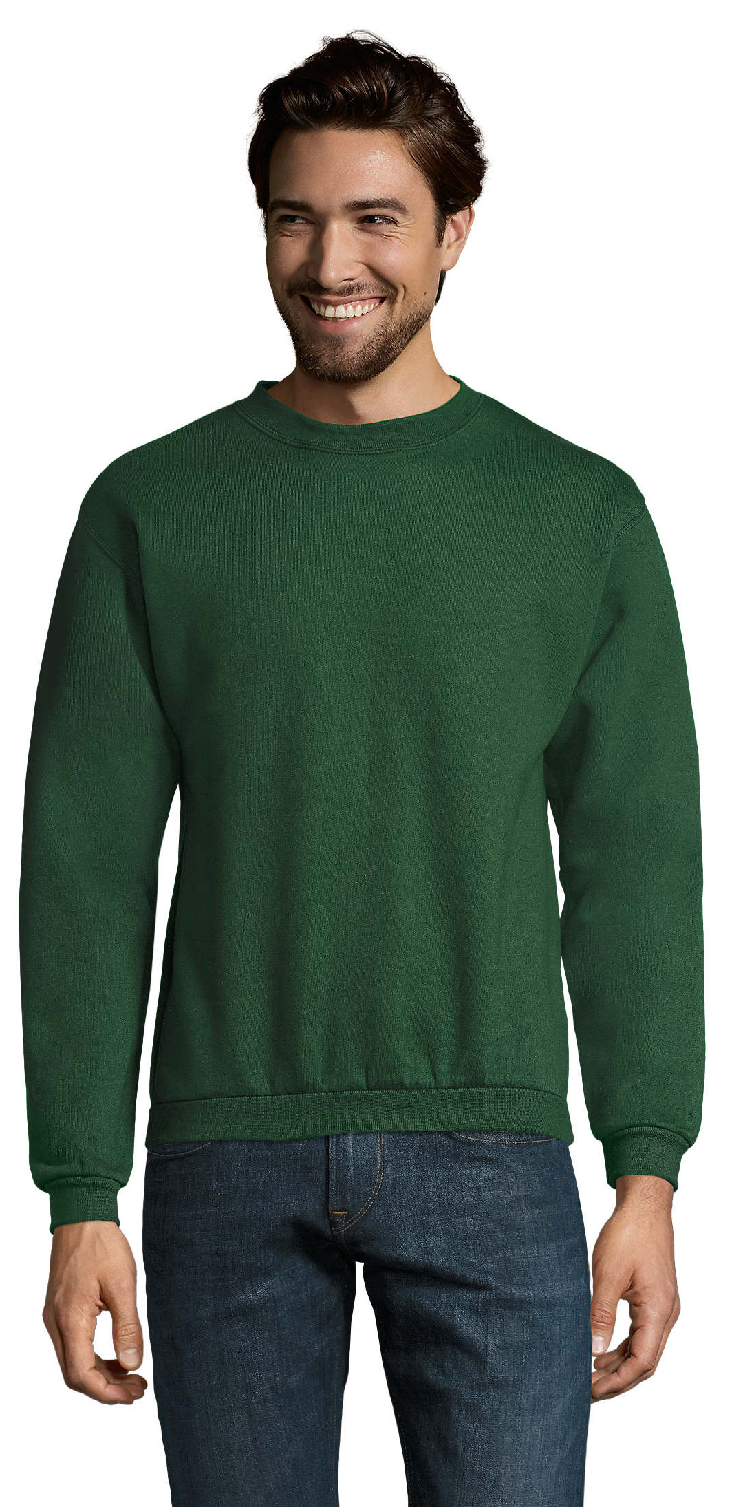 Φούτερ Crewneck 01168 SOL'S Spider Bottle Green