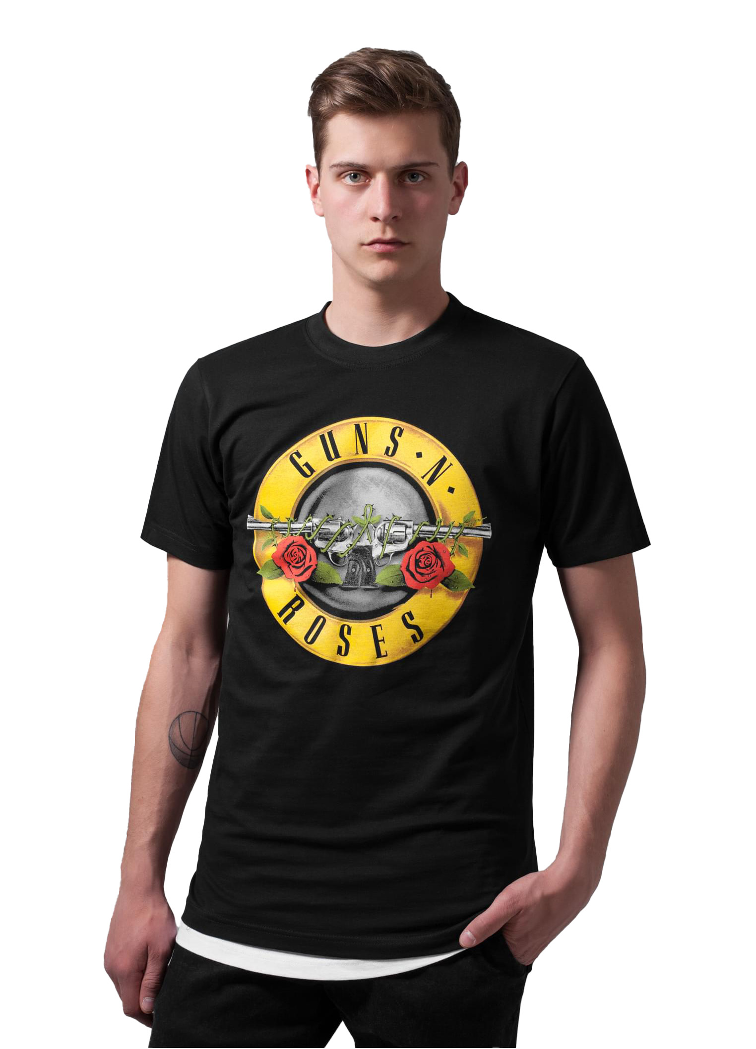 Ανδρικό T-Shirt Guns n' Roses Logo Merchcode MT346 Black