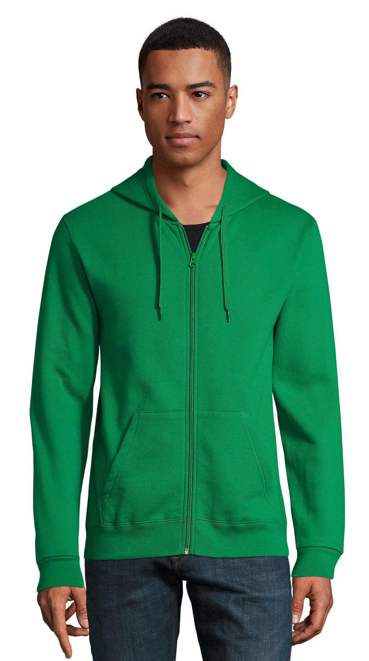 Ζακέτα Φούτερ με Κουκούλα Zip Hoodie 01714 SOL'S Stone Kelly Green