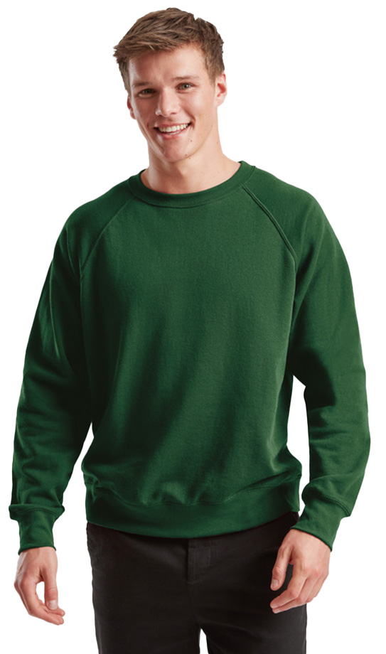 Φούτερ Classic Raglan 62-216-0 Fruit of the Loom Bottle Green