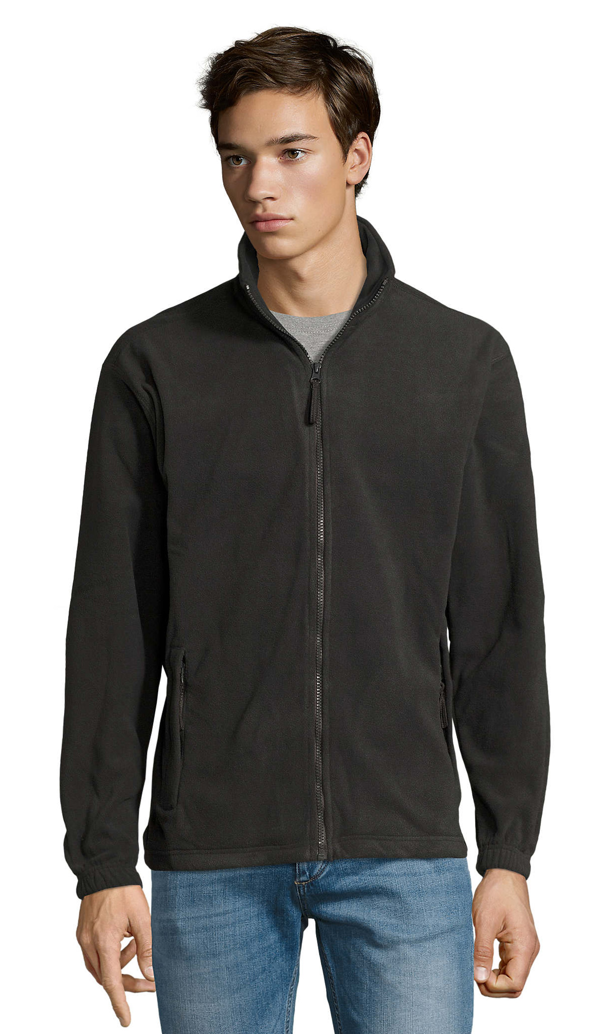 Ανδρική Ζακέτα Fleece 55000 SOL'S North Charcoal Grey