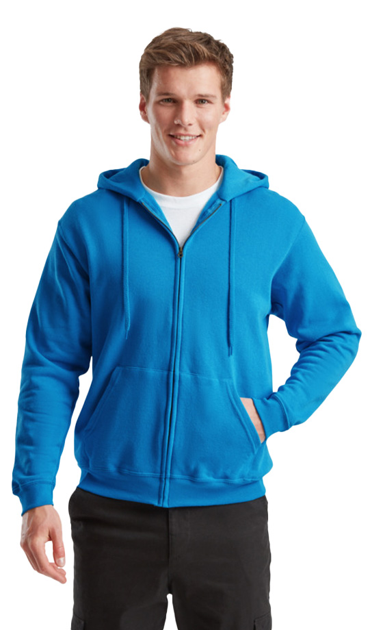 Φούτερ Classic Zip Hoodie 62-062-0 Fruit of the Loom Azure Blue