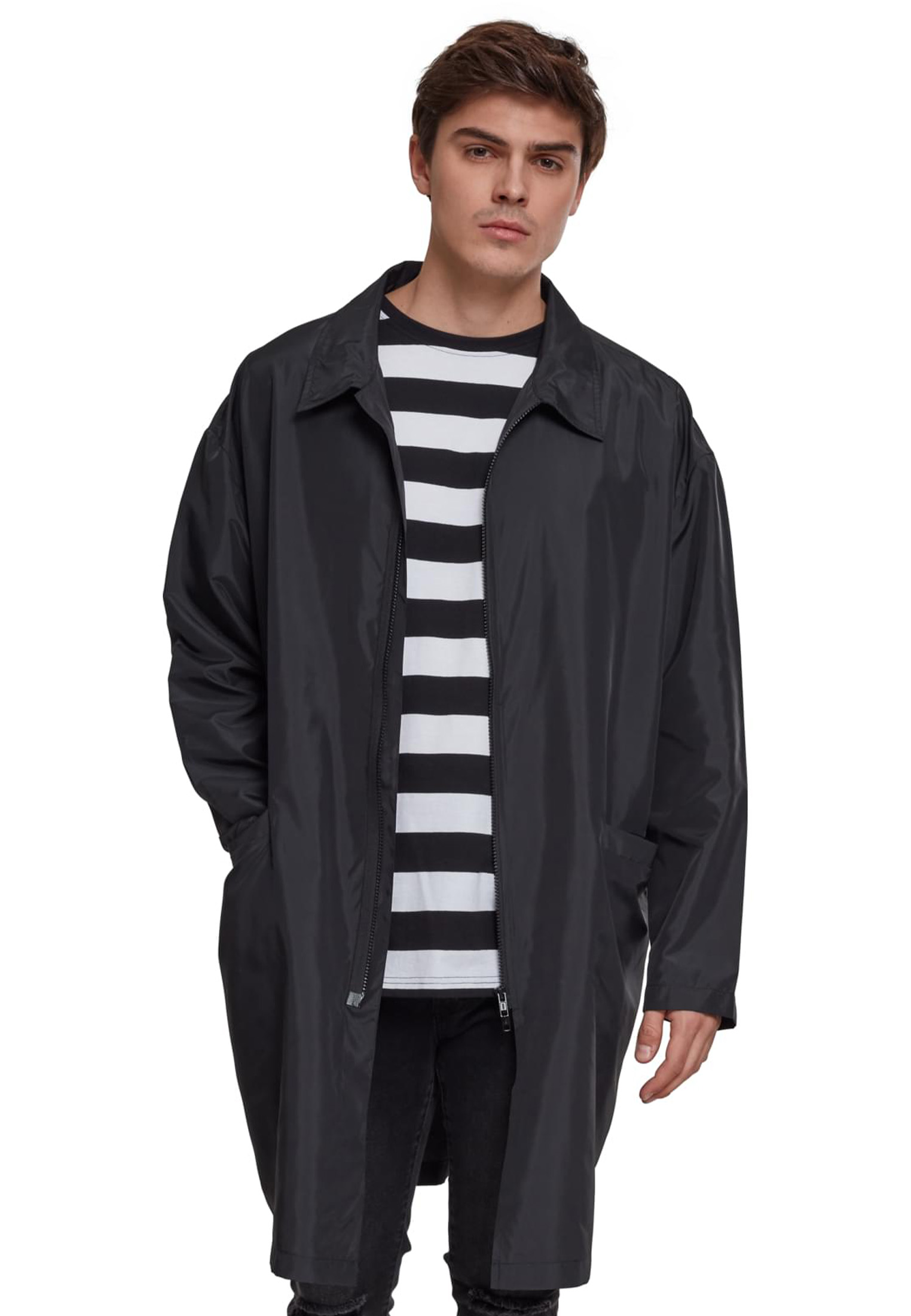Ανδρικό παλτό Oversized Ultra-light Urban Classics TB2112 Black