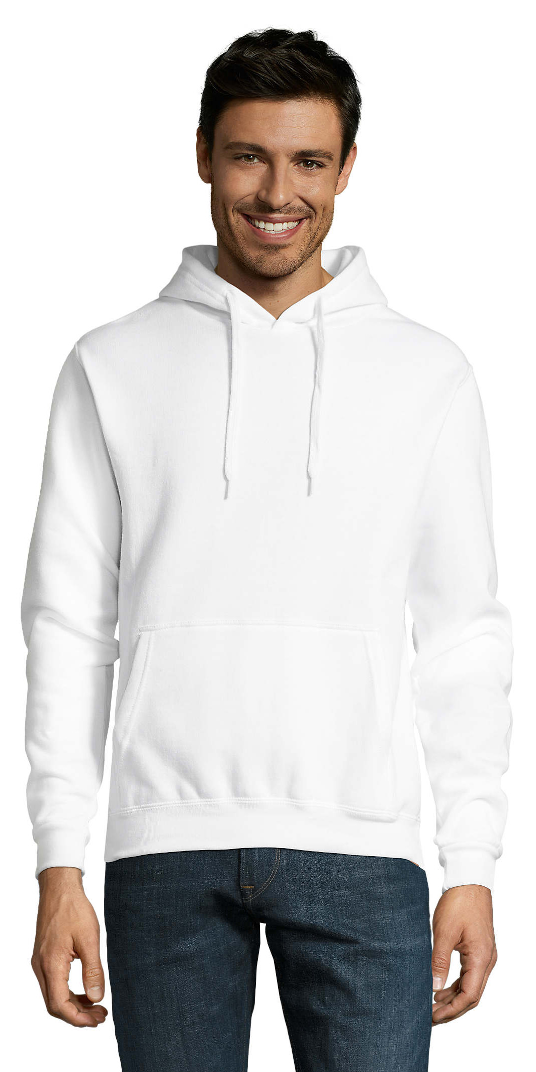 Φούτερ Hoodie Snake 47101 SOL'S Aqua White