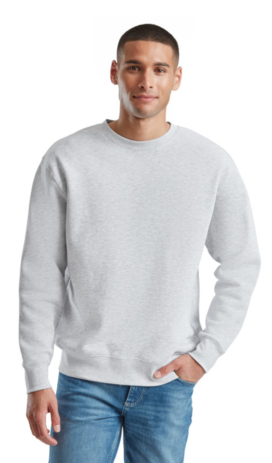 Φούτερ 62-154-0 Fruit of the Loom Premium Set In Heather Grey