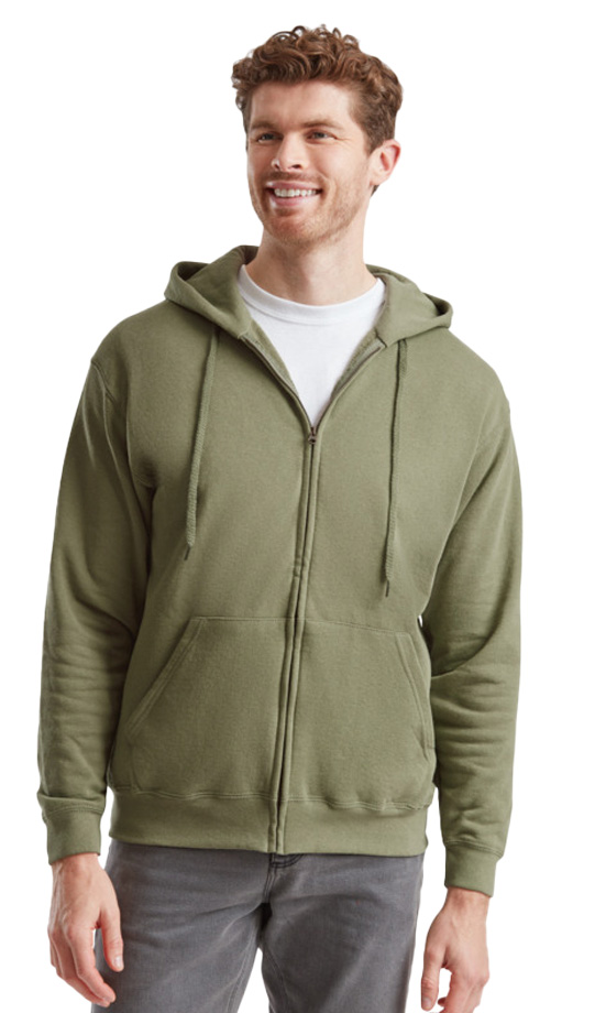 Φούτερ Classic Zip Hoodie 62-062-0 Fruit of the Loom Classic Olive