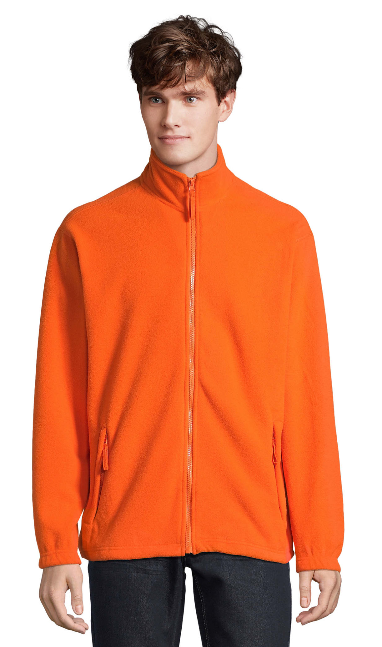 Ανδρική Ζακέτα Fleece 55000 SOL'S North Πορτοκαλί
