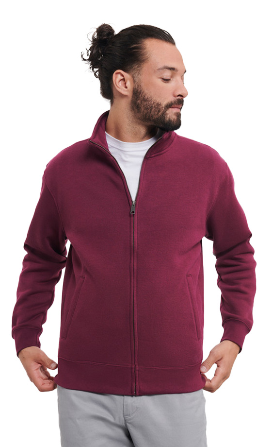 Φούτερ με Φερμουάρ R-267M-0 Russell Authentic Burgundy