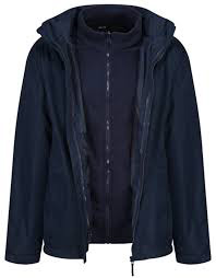 Μπουφάν 3 In 1 Tra150 Regatta Classic Navy ανδρικά Simple Wear