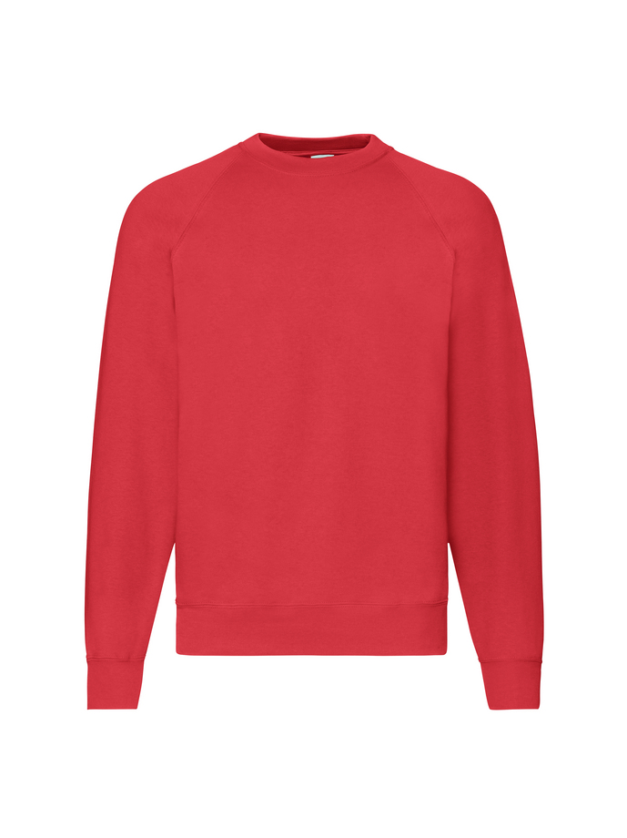 Φούτερ Classic Raglan 62-216-0 Fruit Of The Loom Red ανδρικά Simple Wear