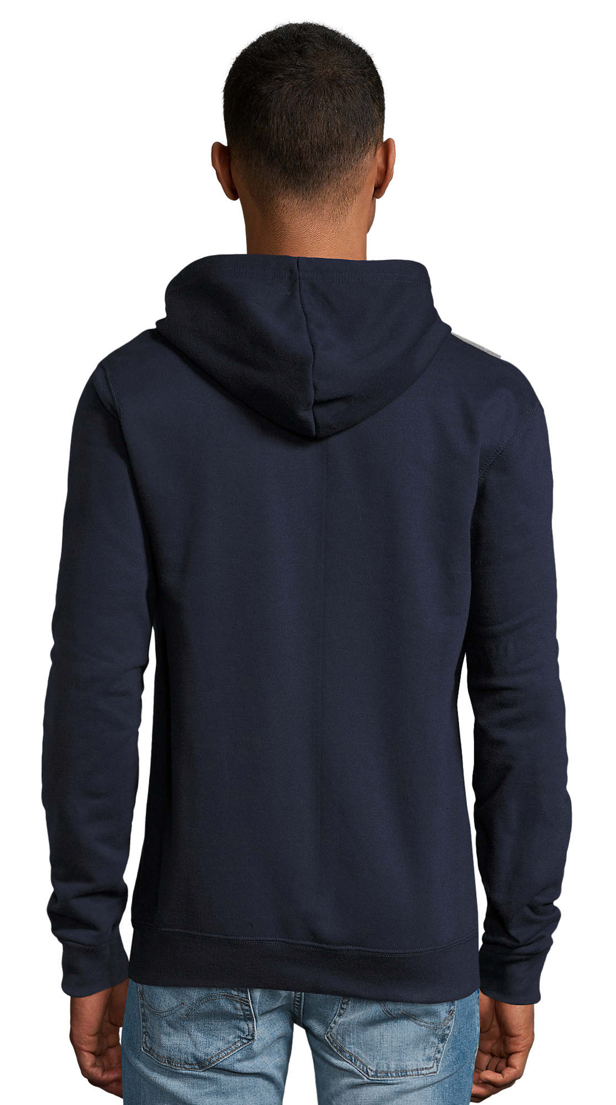Ζακέτα Φούτερ με Κουκούλα Zip Hoodie 01714 Sol&Apos S Stone French Navy ανδρικά Simple Wear
