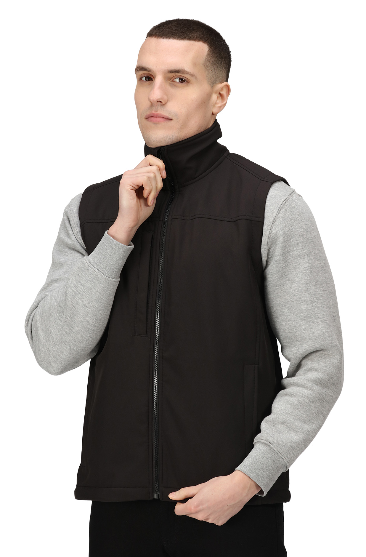 Γιλέκο Softshell TRA788 Regatta Flux Bodywarmer Black/Black