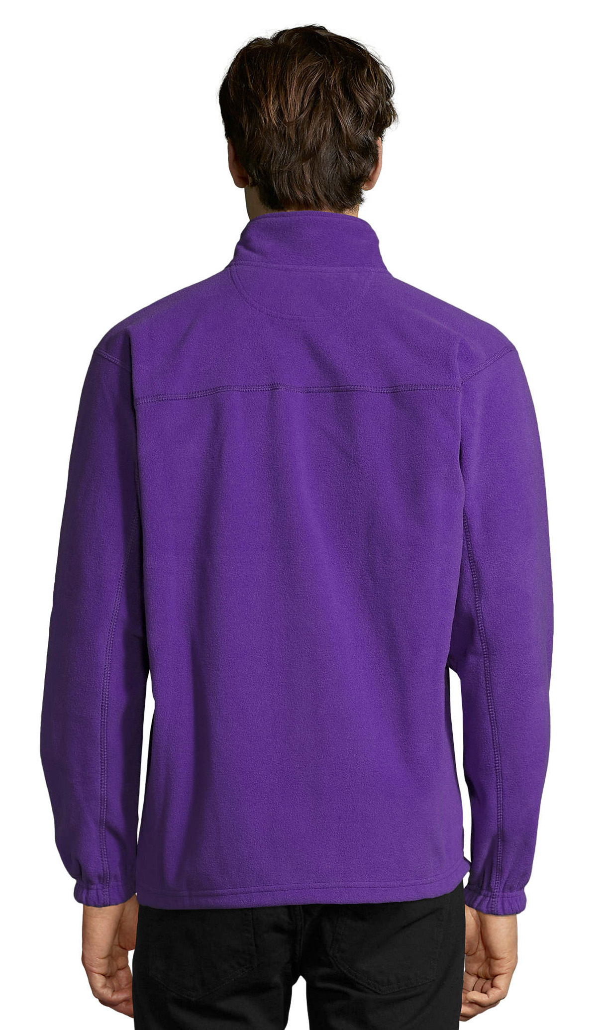 Ανδρική Ζακέτα Fleece 55000-712 Sols North Dark Purple ανδρικά Μπουφάν Simple Wear