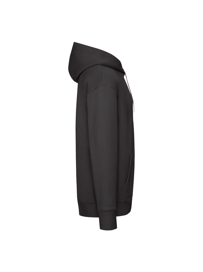 Φούτερ Hoodie Premium 62-152-0 Fruit Of The Loom Black ανδρικά Simple Wear