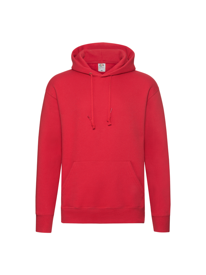Φούτερ Hoodie Premium 62-152-0 Fruit Of The Loom Red ανδρικά Simple Wear